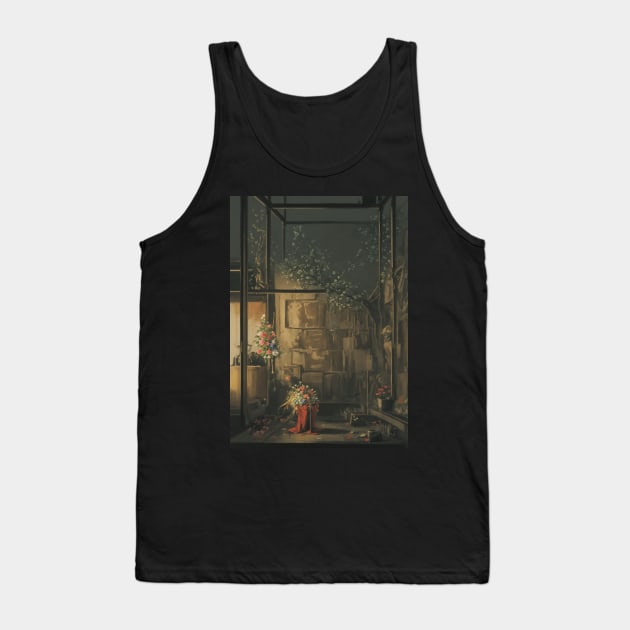 Abandoned Flower Shop Dreamcore Tank Top by CursedContent